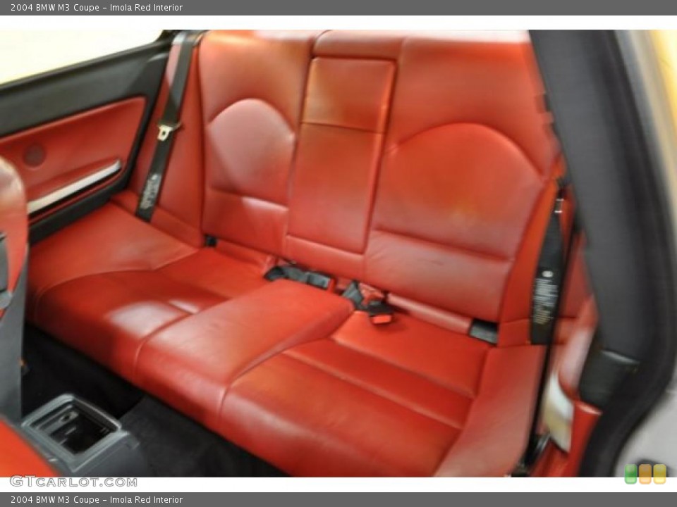 Imola Red Interior Photo for the 2004 BMW M3 Coupe #42032439