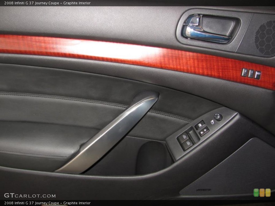Graphite Interior Door Panel for the 2008 Infiniti G 37 Journey Coupe #42032763