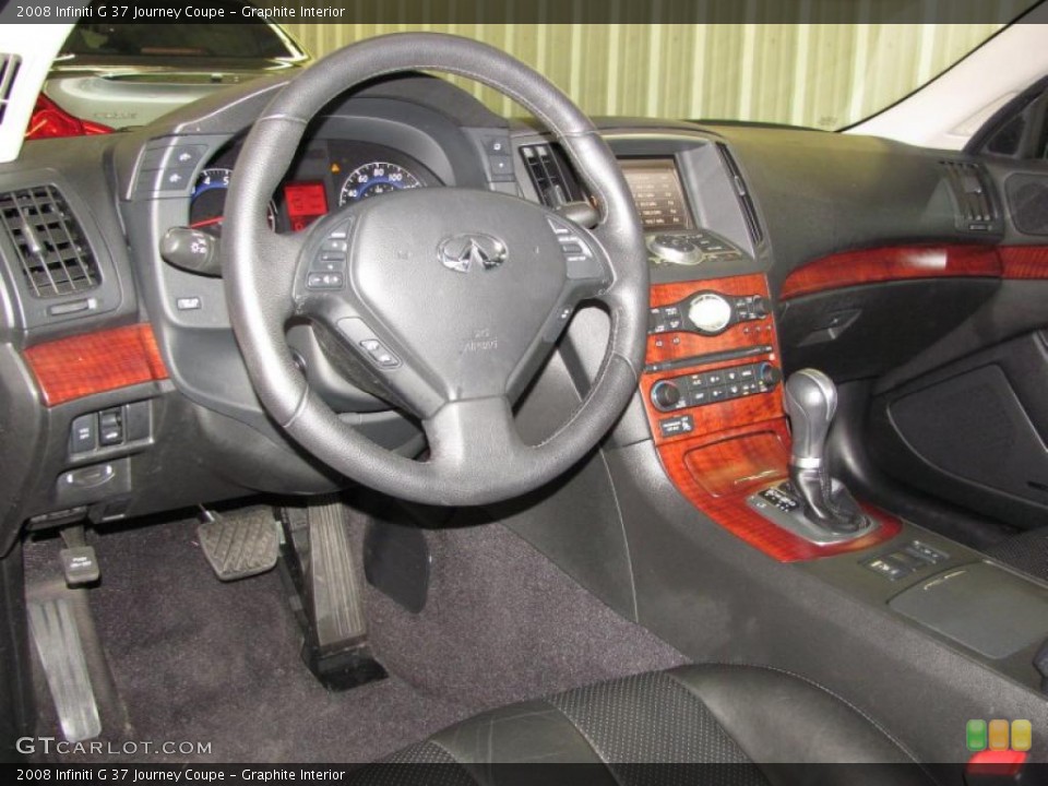 Graphite Interior Dashboard for the 2008 Infiniti G 37 Journey Coupe #42032767