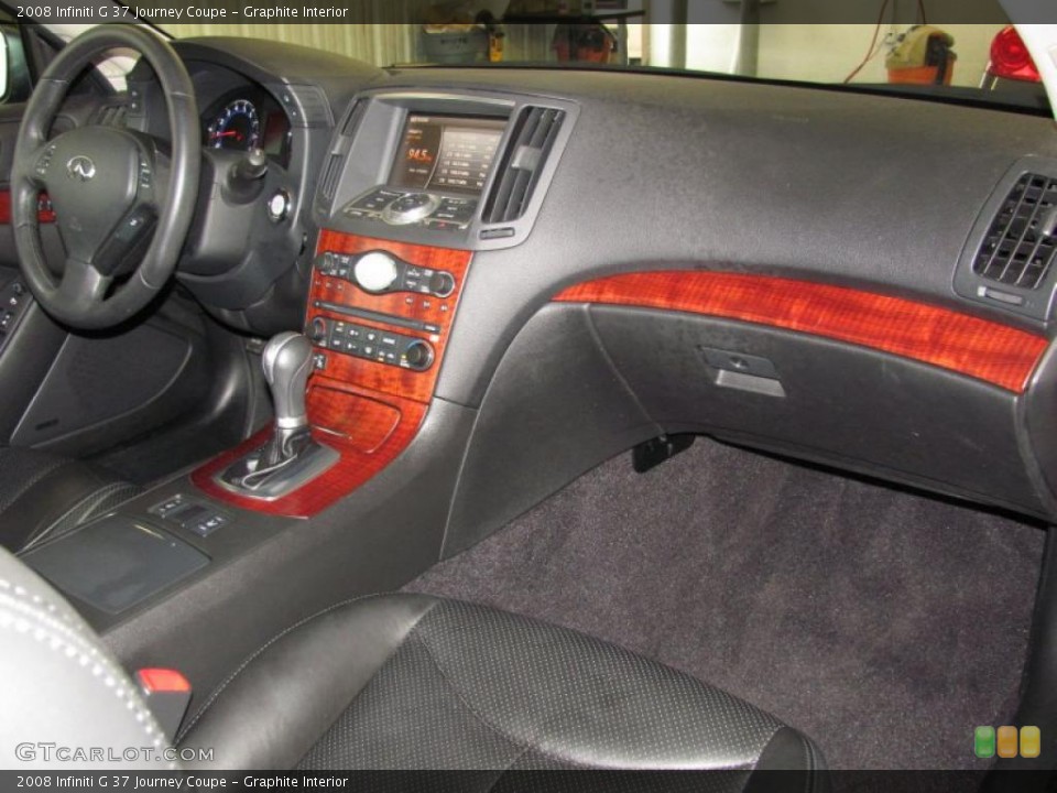 Graphite Interior Dashboard for the 2008 Infiniti G 37 Journey Coupe #42032771