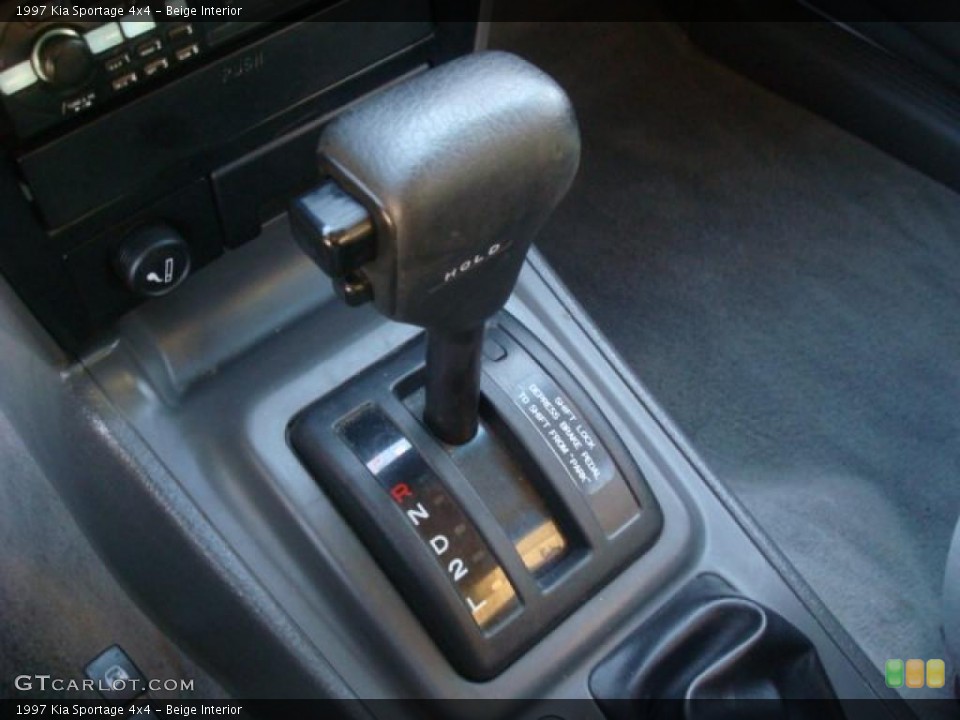 Beige Interior Transmission for the 1997 Kia Sportage 4x4 #42034791