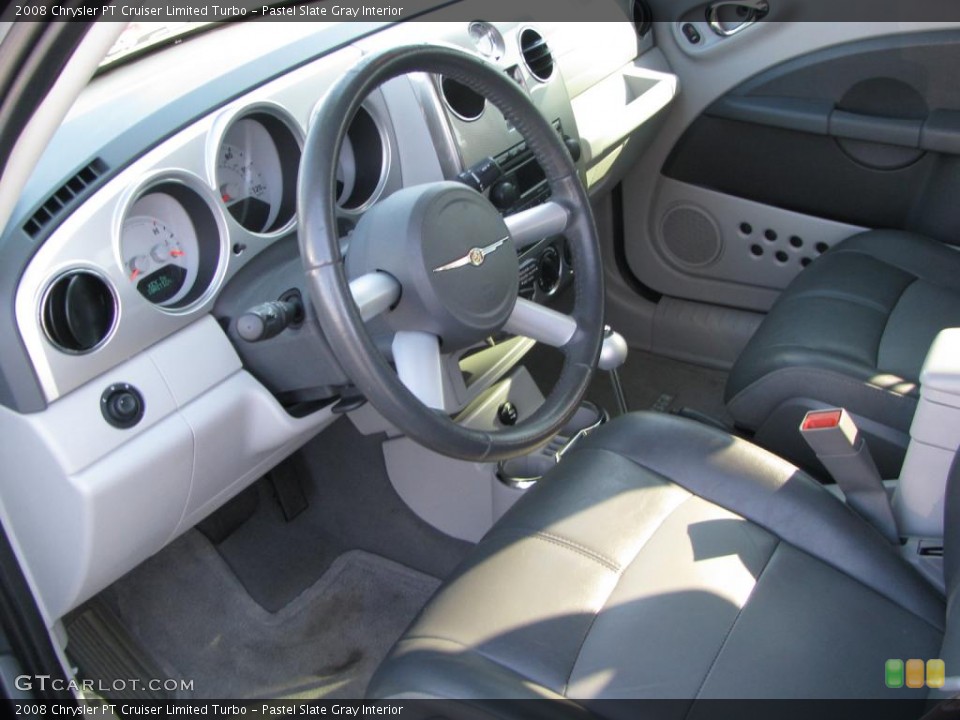 Pastel Slate Gray Interior Prime Interior for the 2008 Chrysler PT Cruiser Limited Turbo #42061515