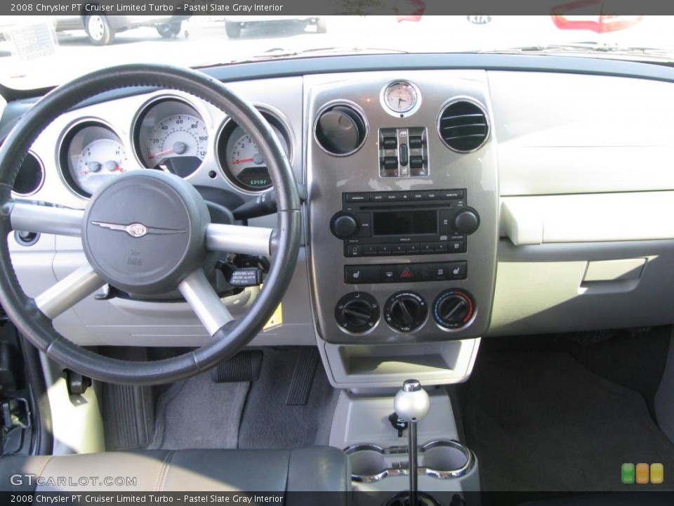 Pastel Slate Gray Interior Dashboard for the 2008 Chrysler PT Cruiser Limited Turbo #42061543