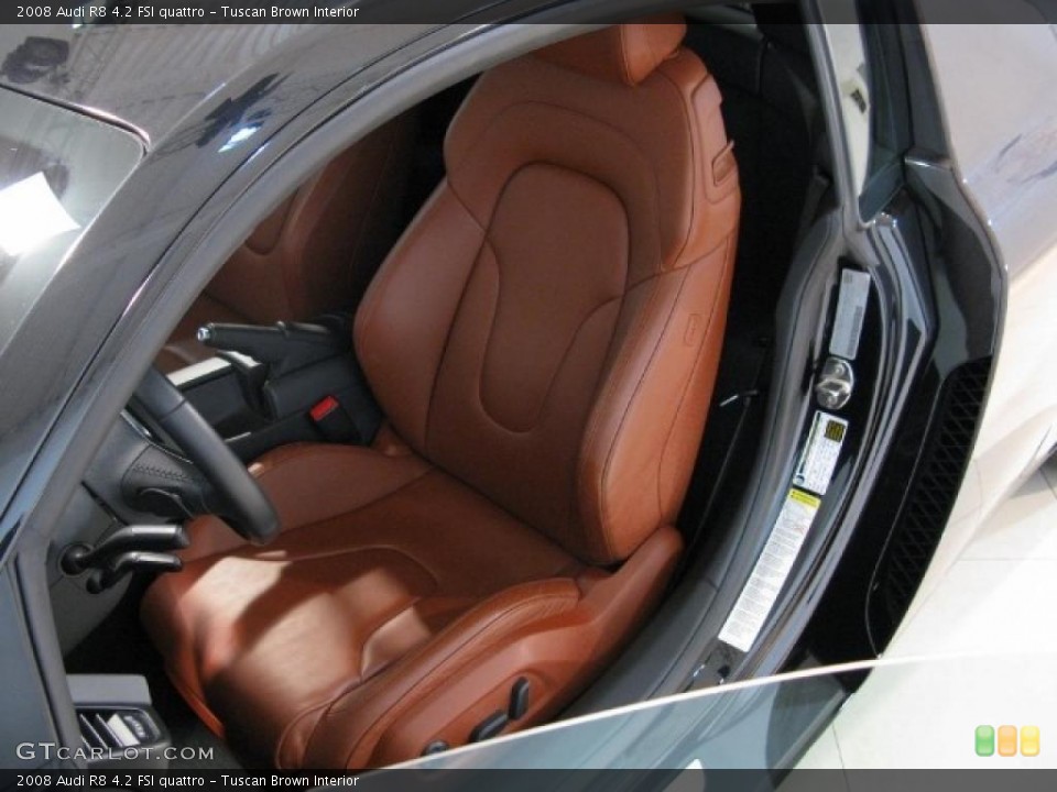 Tuscan Brown Interior Photo for the 2008 Audi R8 4.2 FSI quattro #42067243