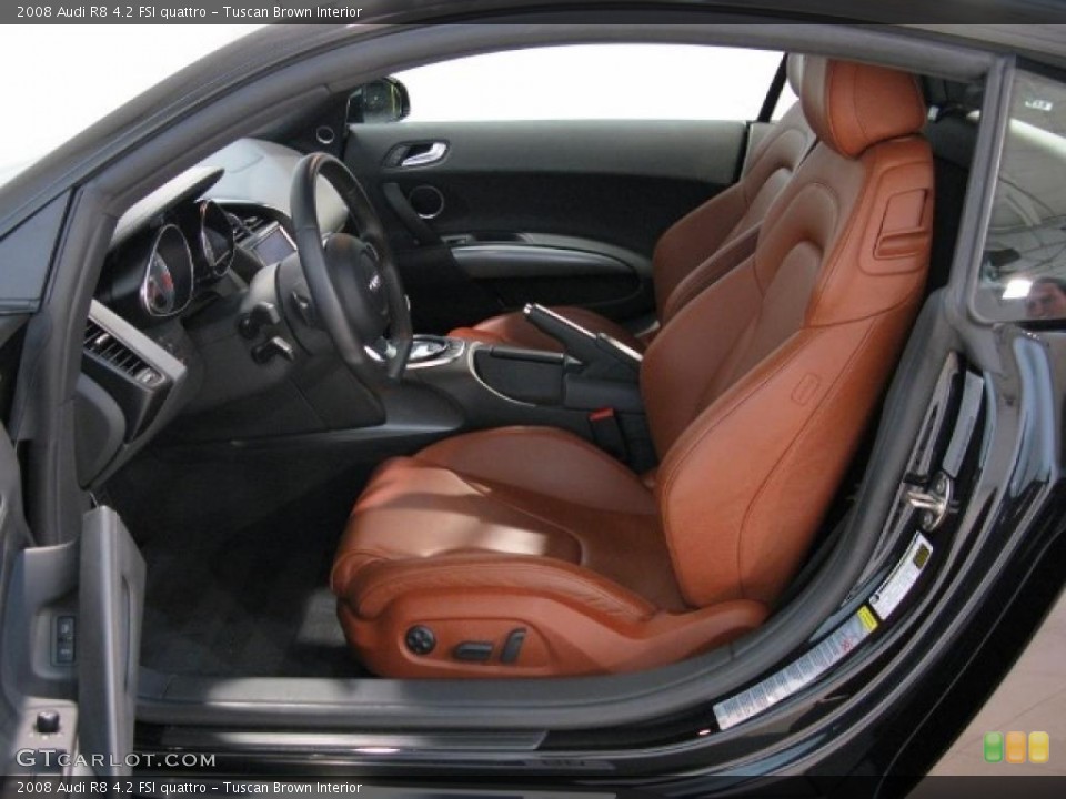 Tuscan Brown Interior Photo for the 2008 Audi R8 4.2 FSI quattro #42067259