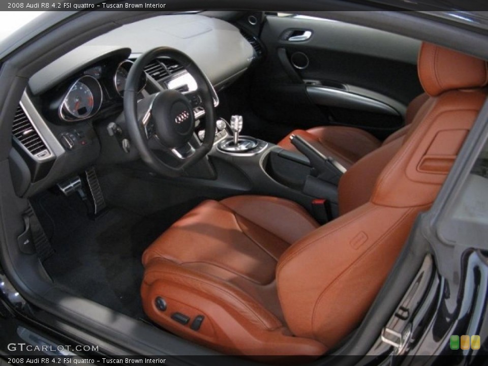 Tuscan Brown Interior Photo for the 2008 Audi R8 4.2 FSI quattro #42067275