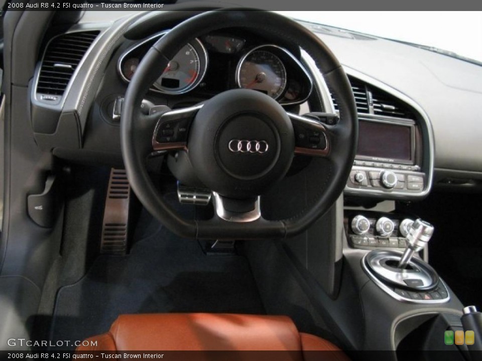 Tuscan Brown Interior Dashboard for the 2008 Audi R8 4.2 FSI quattro #42067291