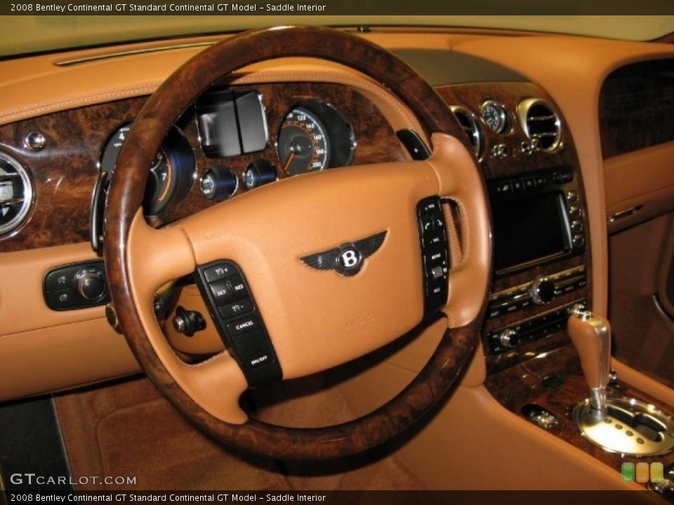 Saddle Interior Steering Wheel for the 2008 Bentley Continental GT  #42067599