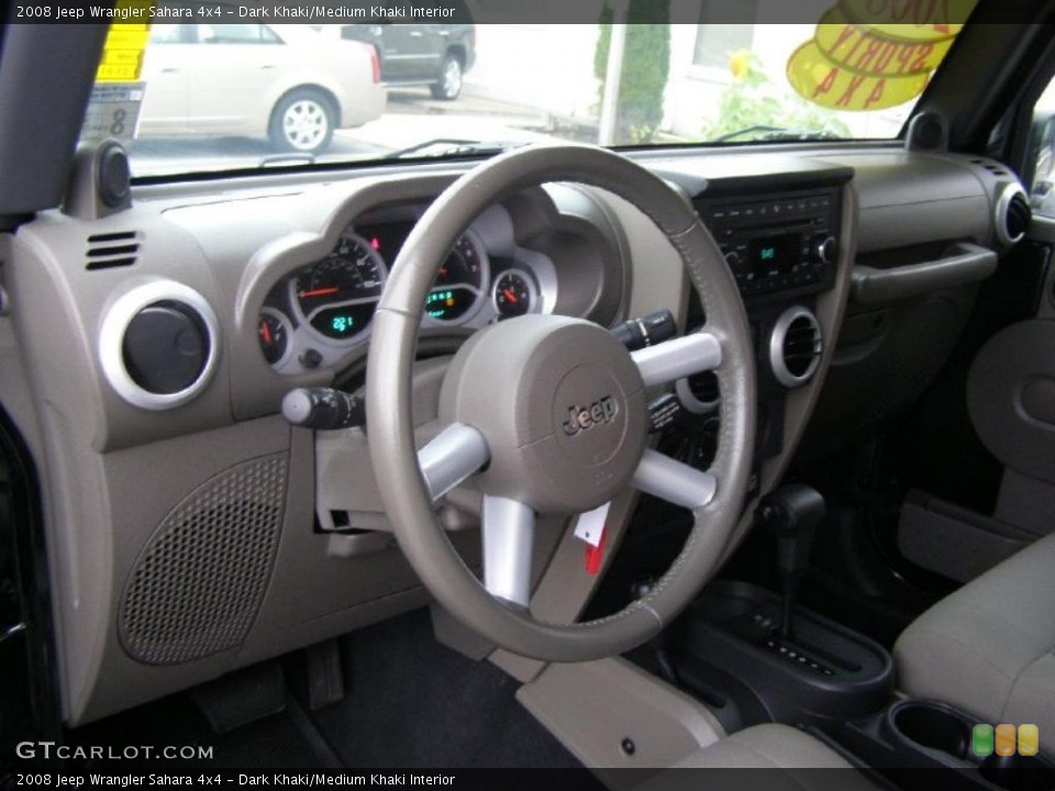 Dark Khaki/Medium Khaki Interior Prime Interior for the 2008 Jeep Wrangler Sahara 4x4 #42068375