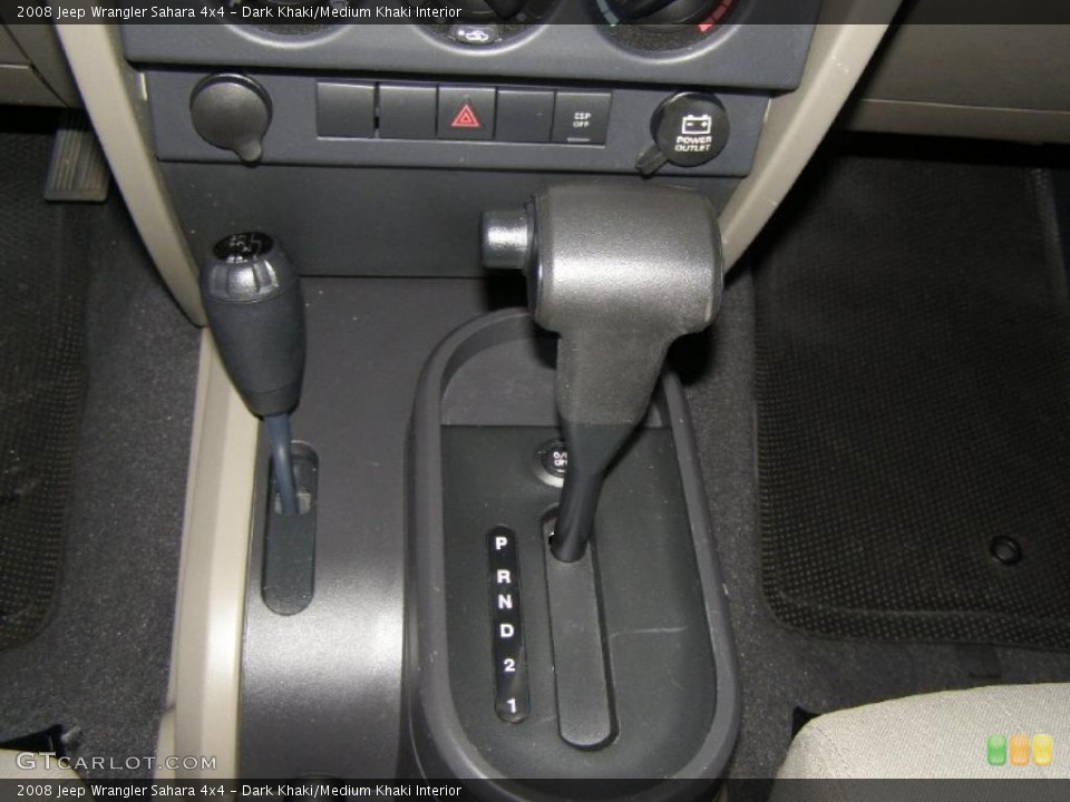 Dark Khaki/Medium Khaki Interior Transmission for the 2008 Jeep Wrangler Sahara 4x4 #42068467