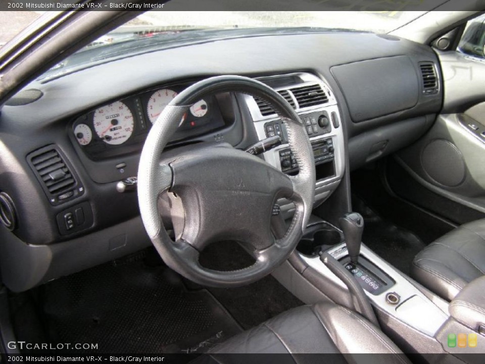 Black/Gray Interior Prime Interior for the 2002 Mitsubishi Diamante VR-X #42071539