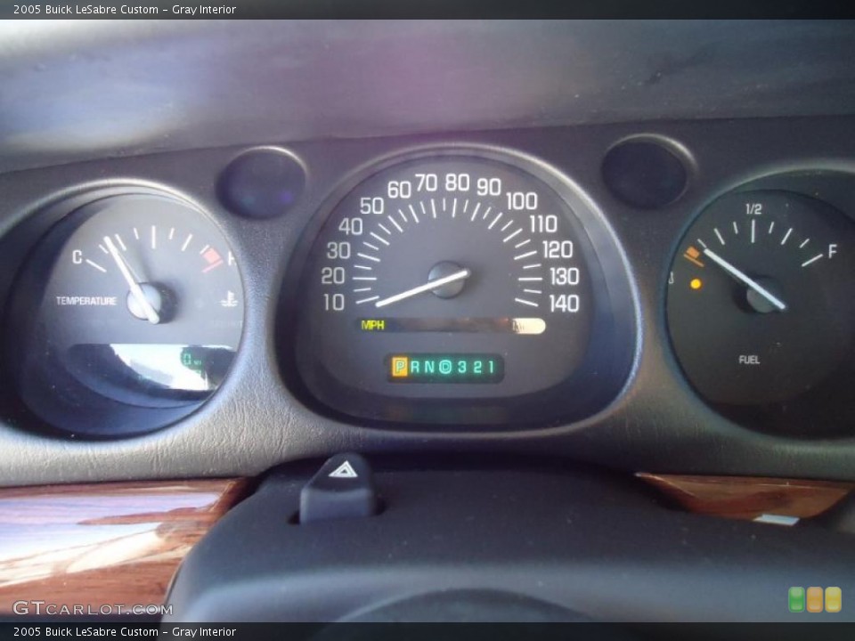 Gray Interior Gauges for the 2005 Buick LeSabre Custom #42073031