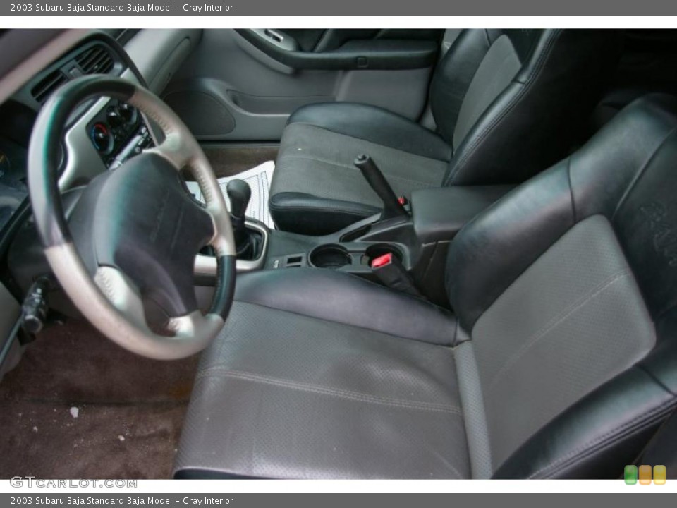 Gray Interior Photo for the 2003 Subaru Baja  #42073855