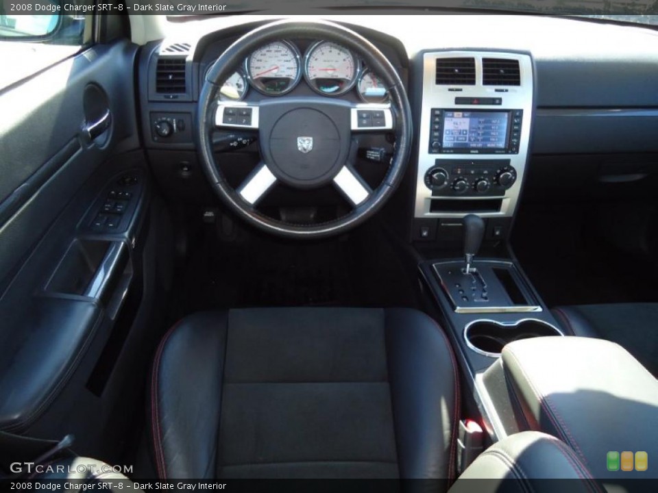 Dark Slate Gray Interior Dashboard for the 2008 Dodge Charger SRT-8 #42075827