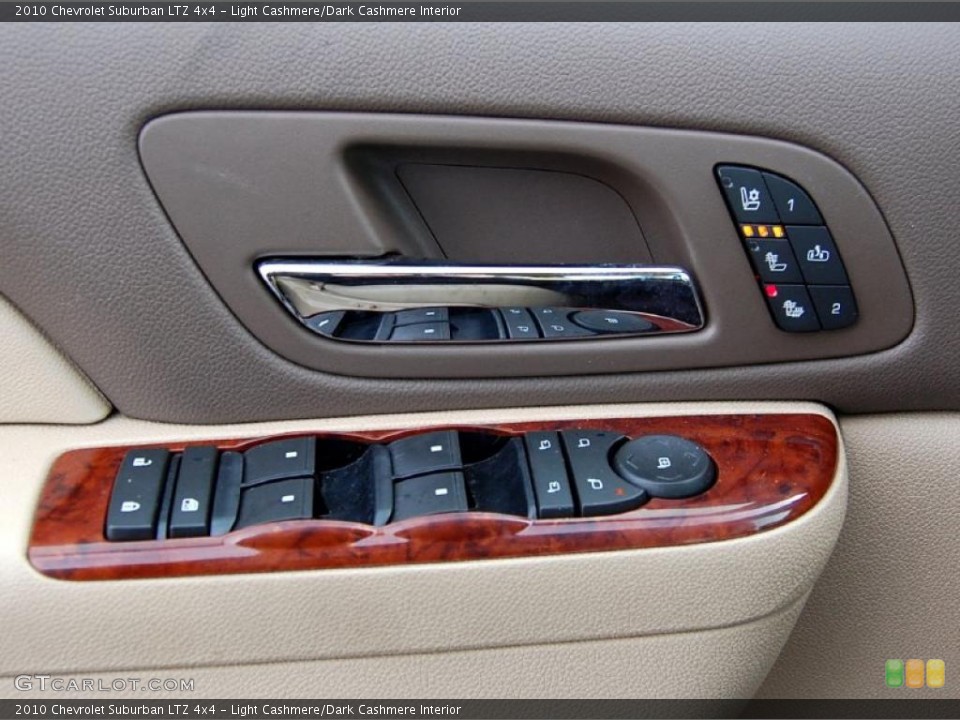 Light Cashmere/Dark Cashmere Interior Controls for the 2010 Chevrolet Suburban LTZ 4x4 #42077143