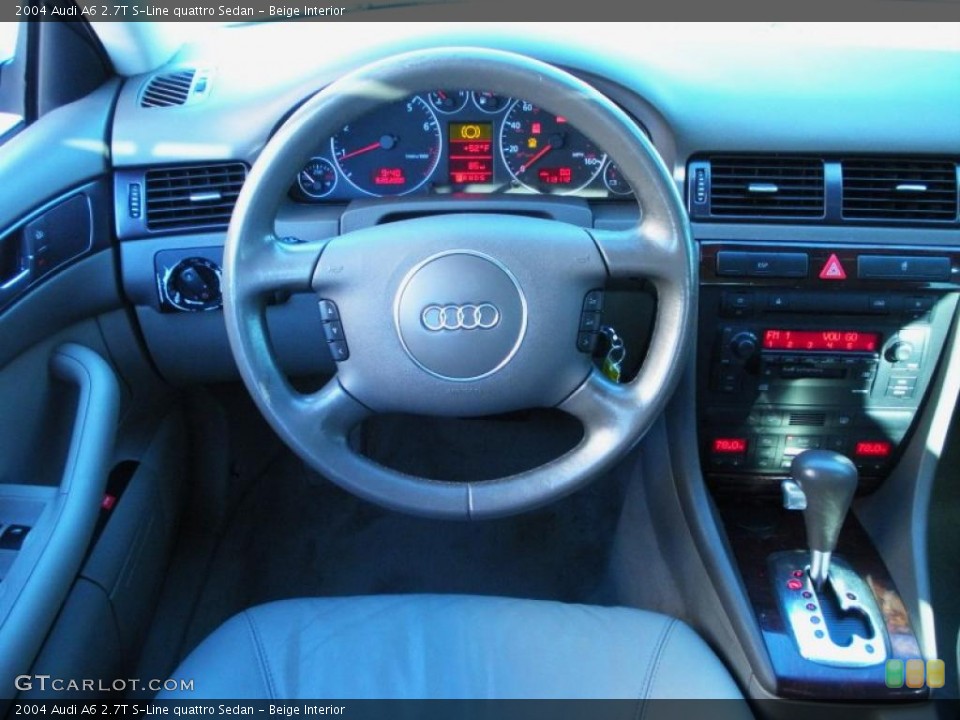 Beige Interior Dashboard for the 2004 Audi A6 2.7T S-Line quattro Sedan #42078311