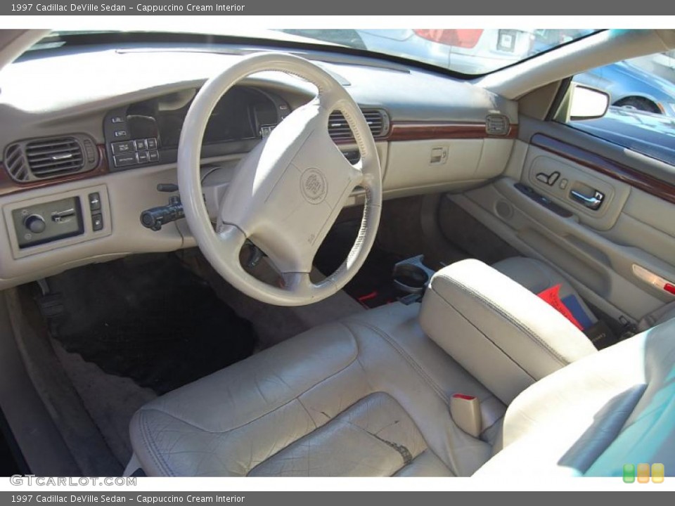 Cappuccino Cream Interior Prime Interior for the 1997 Cadillac DeVille Sedan #42079019