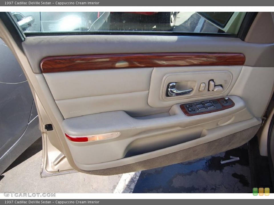 Cappuccino Cream Interior Door Panel for the 1997 Cadillac DeVille Sedan #42079063