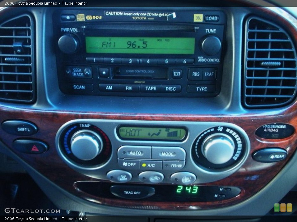 Taupe Interior Controls for the 2006 Toyota Sequoia Limited #42079267