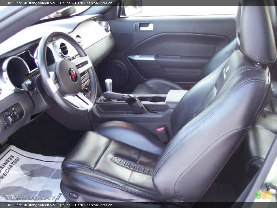Dark Charcoal Interior Photo for the 2005 Ford Mustang Saleen S281 Coupe #42079871