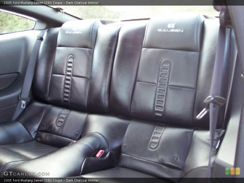 Dark Charcoal Interior Rear Seat for the 2005 Ford Mustang Saleen S281 Coupe #42079951