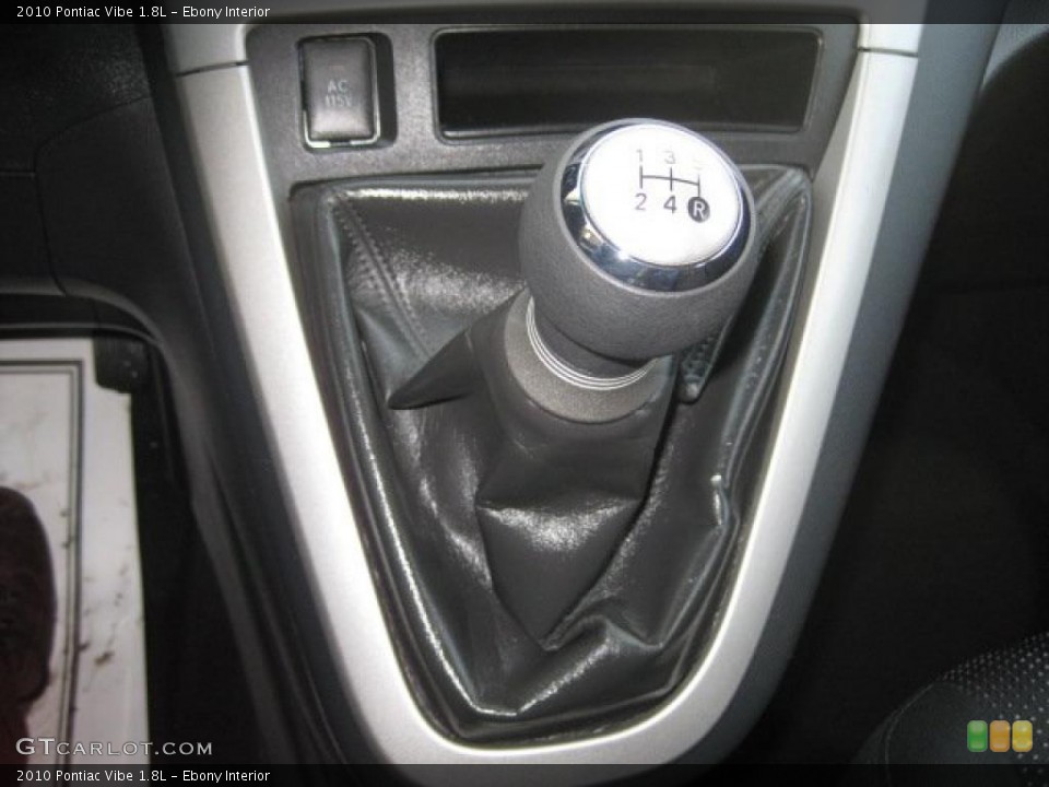 Ebony Interior Transmission for the 2010 Pontiac Vibe 1.8L #42080735