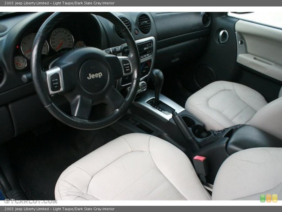 Light Taupe/Dark Slate Gray Interior Prime Interior for the 2003 Jeep Liberty Limited #42082495
