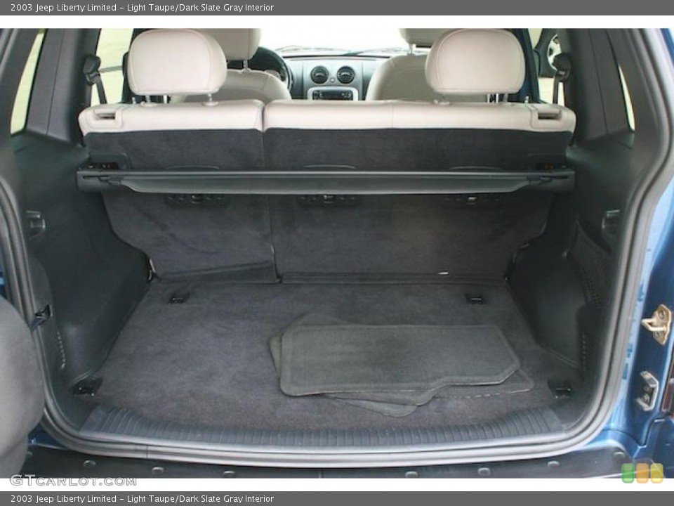 Light Taupe/Dark Slate Gray Interior Trunk for the 2003 Jeep Liberty Limited #42082623