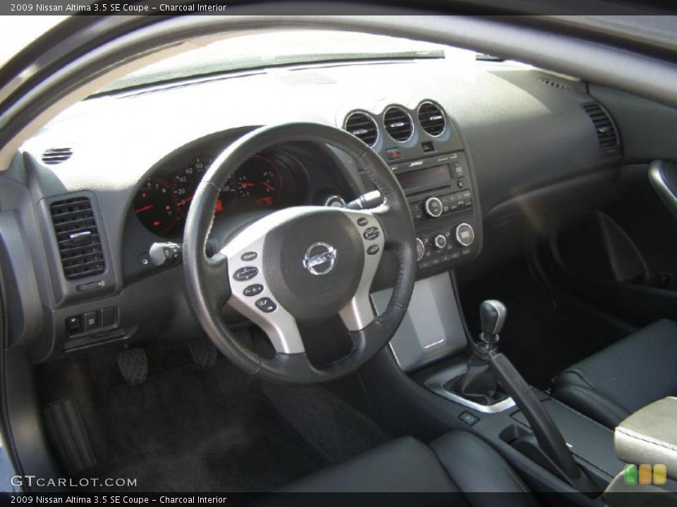 Charcoal Interior Prime Interior for the 2009 Nissan Altima 3.5 SE Coupe #42083555