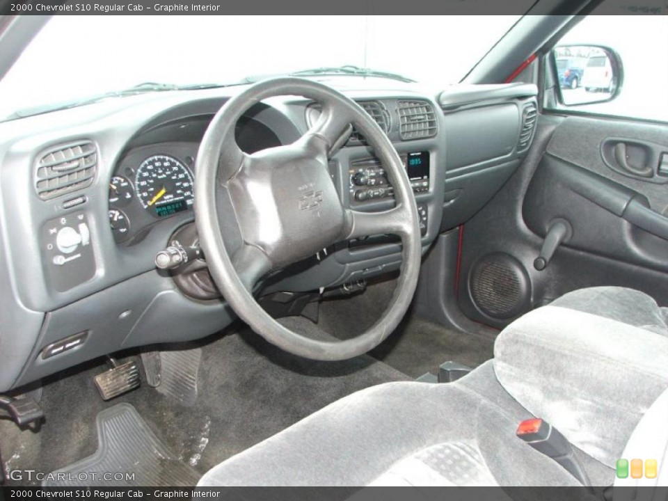 Graphite Interior Prime Interior for the 2000 Chevrolet S10 Regular Cab #42088499