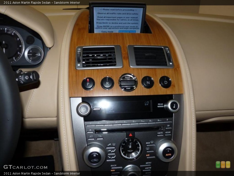 Sandstorm Interior Controls for the 2011 Aston Martin Rapide Sedan #42090563