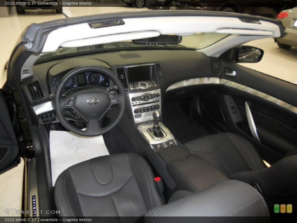 Graphite Interior Prime Interior for the 2010 Infiniti G 37 Convertible #42091327