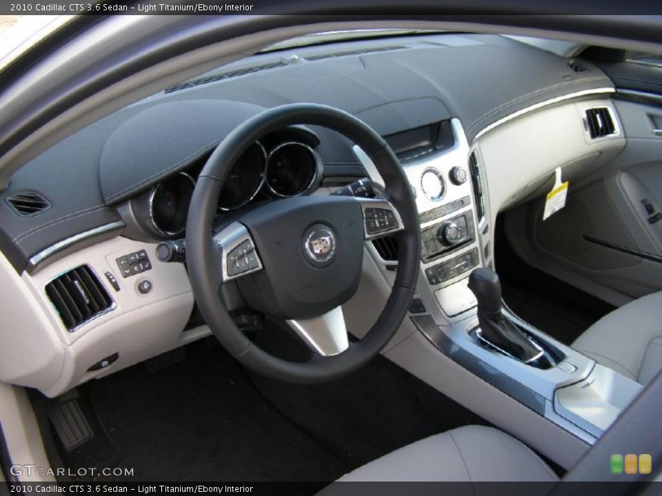 Light Titanium/Ebony Interior Prime Interior for the 2010 Cadillac CTS 3.6 Sedan #42092023