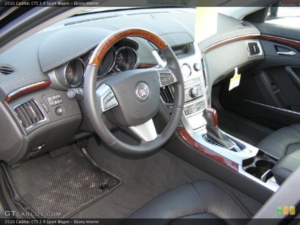 Ebony Interior Prime Interior for the 2010 Cadillac CTS 3.6 Sport Wagon #42092159