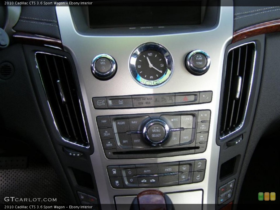 Ebony Interior Controls for the 2010 Cadillac CTS 3.6 Sport Wagon #42092179