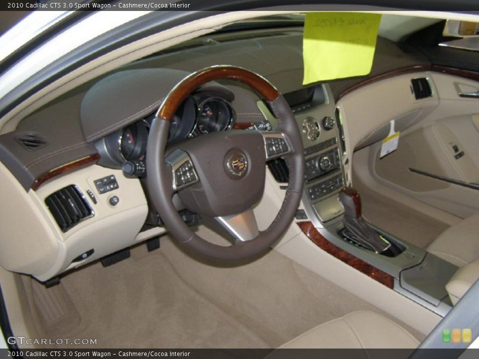Cashmere/Cocoa Interior Prime Interior for the 2010 Cadillac CTS 3.0 Sport Wagon #42092307