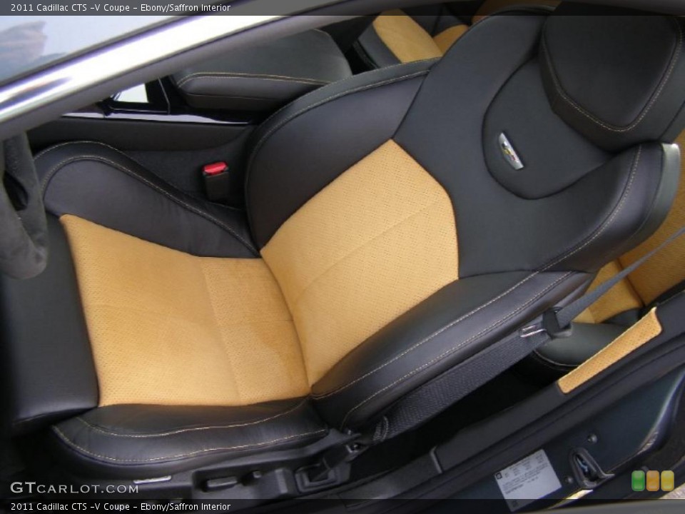 Ebony/Saffron Interior Photo for the 2011 Cadillac CTS -V Coupe #42092803