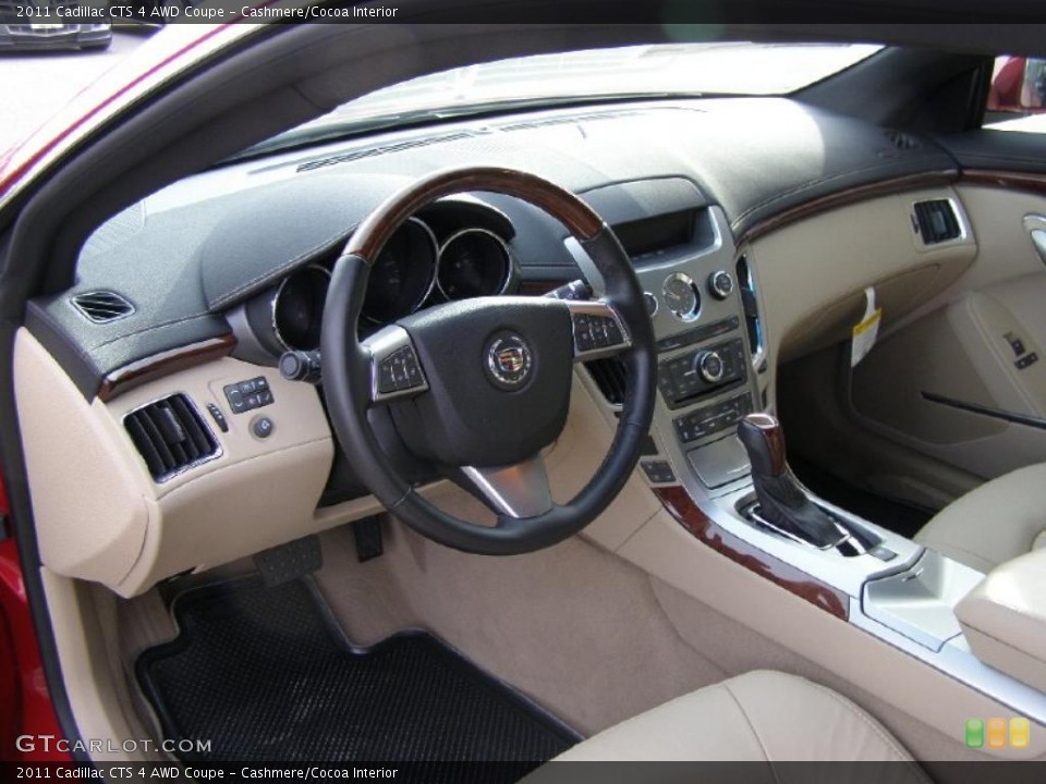 Cashmere/Cocoa Interior Prime Interior for the 2011 Cadillac CTS 4 AWD Coupe #42093067