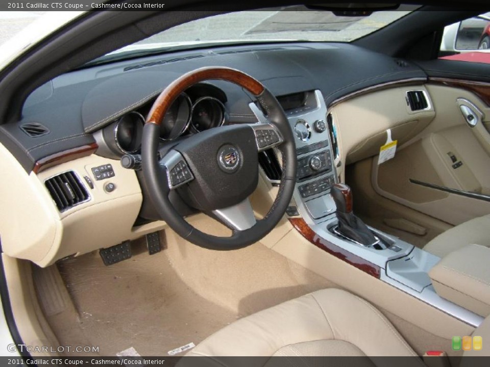 Cashmere/Cocoa Interior Prime Interior for the 2011 Cadillac CTS Coupe #42093171