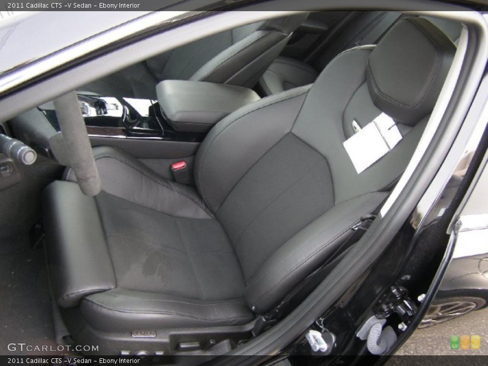 Ebony Interior Photo for the 2011 Cadillac CTS -V Sedan #42093239