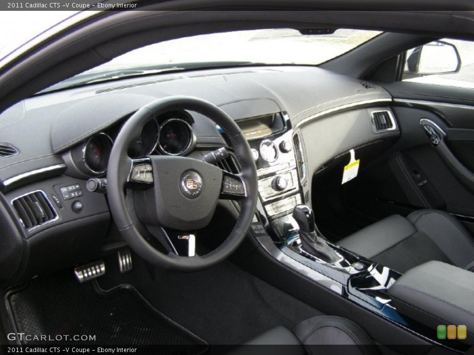 Ebony Interior Prime Interior for the 2011 Cadillac CTS -V Coupe #42093491