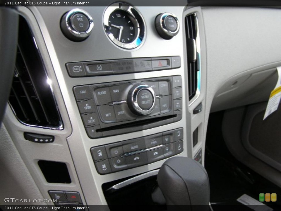Light Titanium Interior Controls for the 2011 Cadillac CTS Coupe #42093559