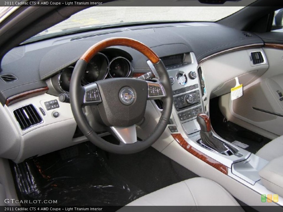 Light Titanium Interior Prime Interior for the 2011 Cadillac CTS 4 AWD Coupe #42093703