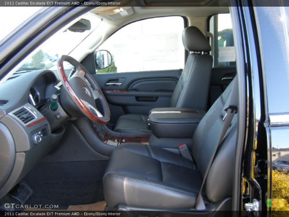 Ebony/Ebony Interior Photo for the 2011 Cadillac Escalade EXT Premium AWD #42093871