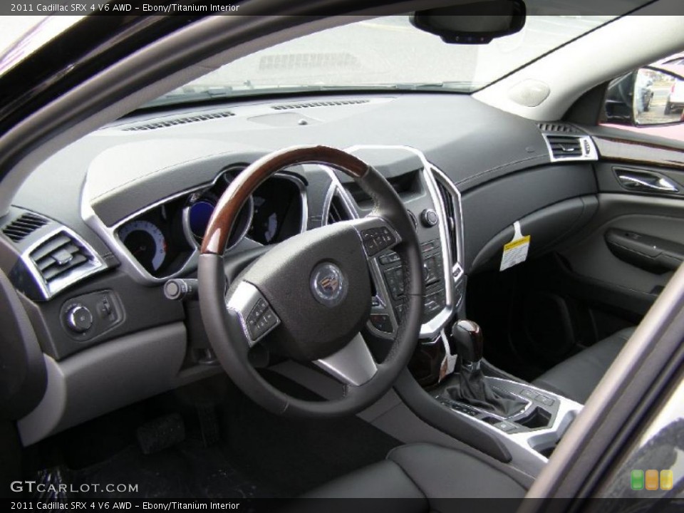 Ebony/Titanium Interior Prime Interior for the 2011 Cadillac SRX 4 V6 AWD #42094251