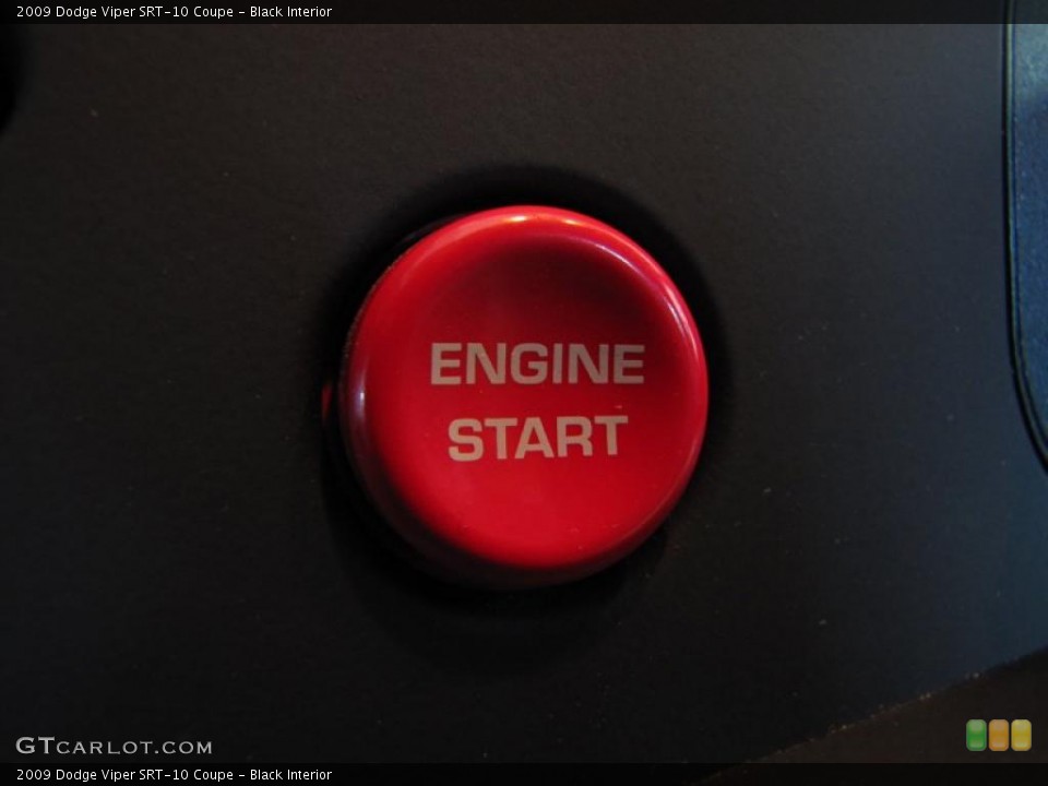 Black Interior Controls for the 2009 Dodge Viper SRT-10 Coupe #42095527