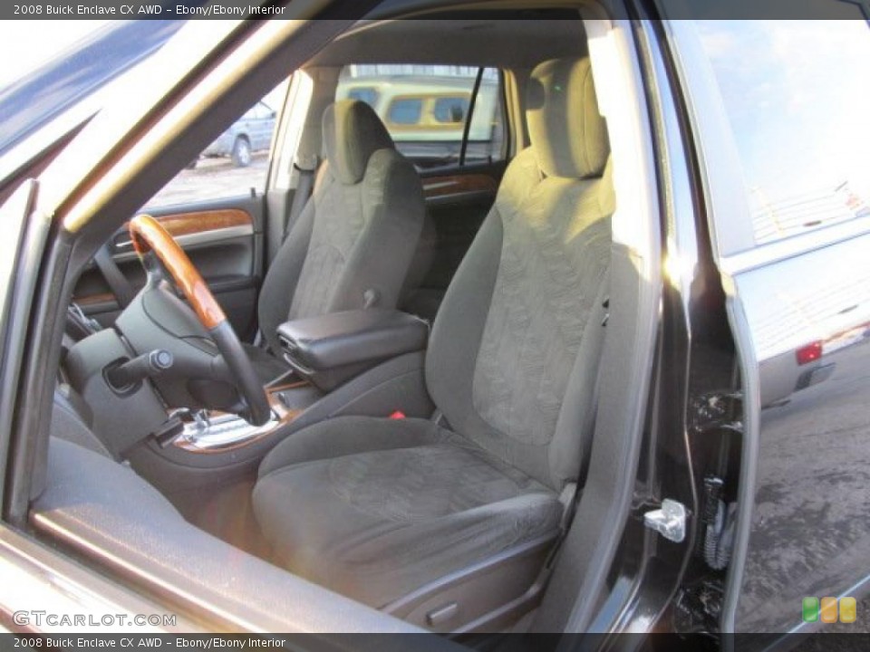 Ebony/Ebony Interior Photo for the 2008 Buick Enclave CX AWD #42101509