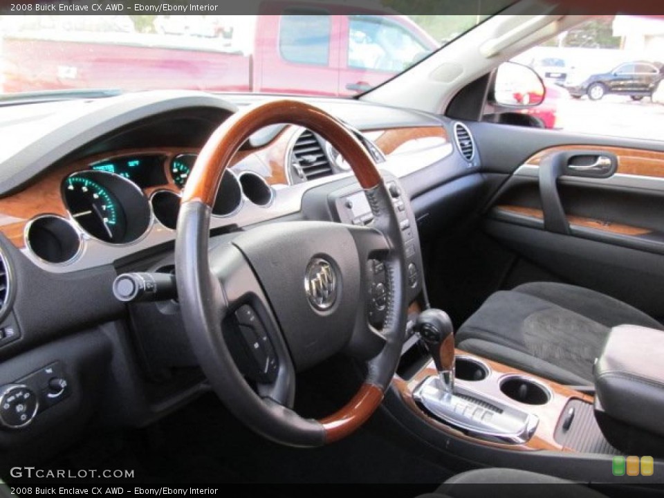 Ebony/Ebony Interior Prime Interior for the 2008 Buick Enclave CX AWD #42101525