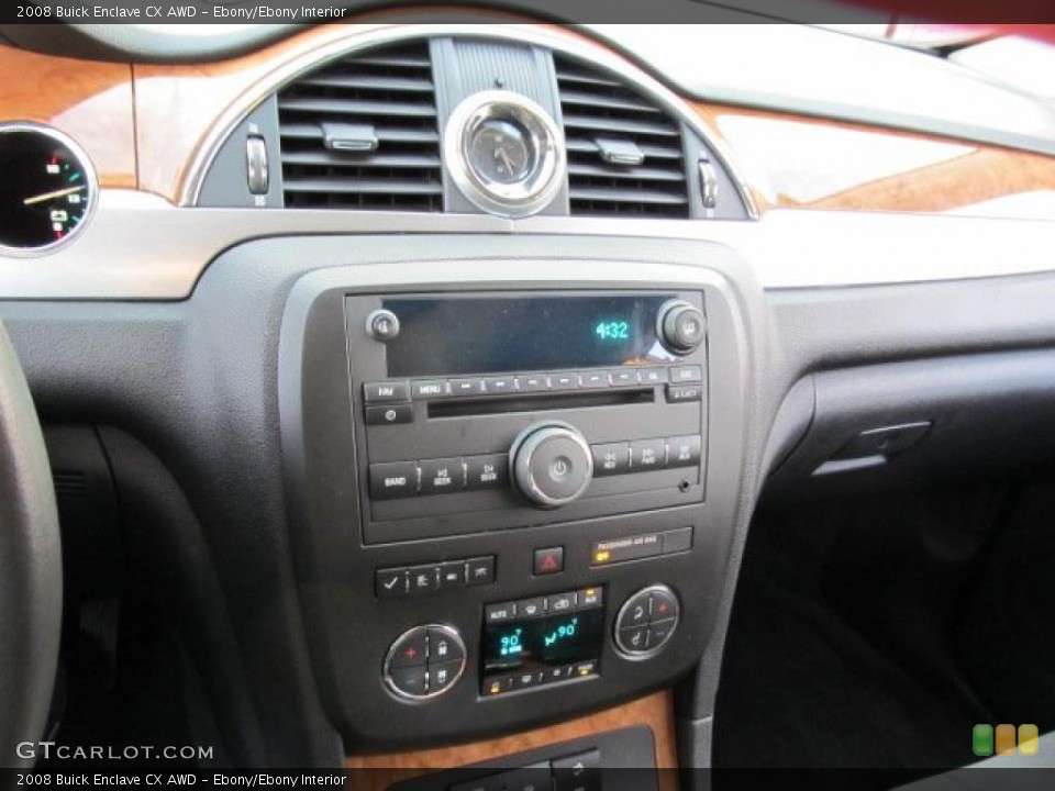 Ebony/Ebony Interior Controls for the 2008 Buick Enclave CX AWD #42101585