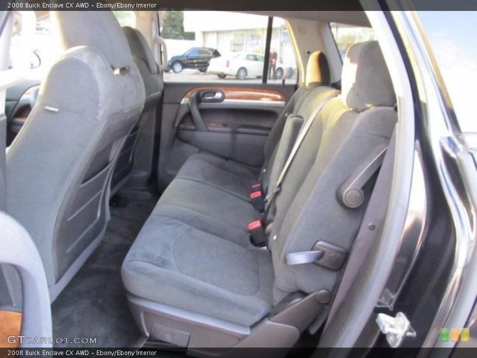 Ebony/Ebony Interior Photo for the 2008 Buick Enclave CX AWD #42101705
